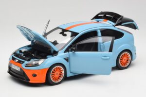 Ford Focus RS LM Classic Edition Gulf 1968 Ford GT40 Tribute Minichamps 1:18 100080068 Metal - imagem 2 de 8