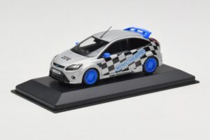 Ford Focus RS Mk2 Promo Blue Wheels Minichamps 1:43 FORD002 Metal - imagem 2 de 4