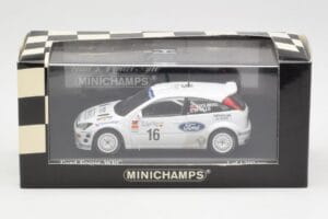 Ford Focus WRC Mk1 #16 P. Solberg / P. Mills Rally Argentina 2000 Minichamps 1:43 430008916 Metal - imagem 4 de 4