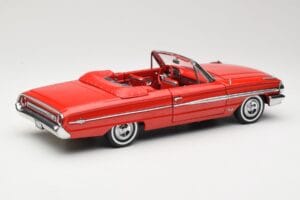 Ford Galaxie 500 Cabriolet Vermelho Sun Star 1:18 1420 Metal - imagem 3 de 8