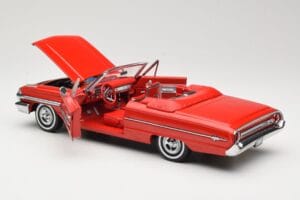 Ford Galaxie 500 Cabriolet Vermelho Sun Star 1:18 1420 Metal - imagem 5 de 8