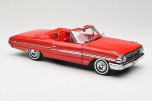 Ford Galaxie 500 Cabriolet Vermelho Sun Star 1:18 1420 Metal - imagem 6 de 8