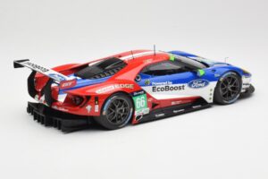 Ford GT GTE Chip Ganassi UK #66 O. Pla / S. Mucke / B. Johnson 24 Hours of Le Mans 2016 Minichamps 1:18 155168666 Metal - imagem 2 de 6