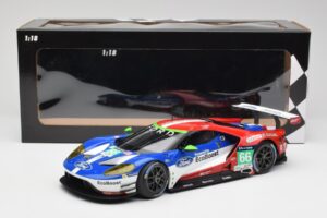 Ford GT GTE Chip Ganassi UK #66 O. Pla / S. Mucke / B. Johnson 24 Hours of Le Mans 2016 Minichamps 1:18 155168666 Metal - imagem 6 de 6