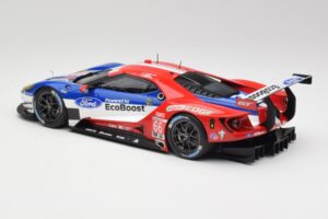 Ford GT #68 D. Muller / J. Hand / S. Bourdais LMGTE Pro Winner 24 Hours of Le Mans 2016 Minichamps 1:18 4012138143098 Metal - imagem 5 de 6