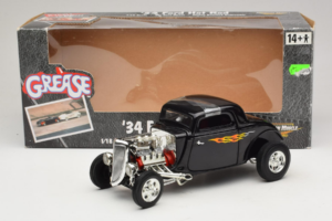 Ford Hot Rod Preto Rydell High Grease ERTL 1:18 36602 Metal - imagem 6 de 6