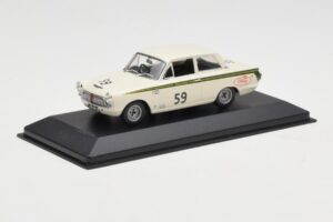 Ford Lotus Cortina Mk1 #59 J. Clark / R. Parsons Sebring 12 Hours 1964 Minichamps 1:43 400648259 Metal - imagem 2 de 4