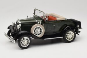Ford Model A Verde Escuro Motor City 1:18 20003 Metal