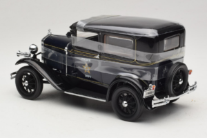 Ford Model A Tudor Police Car Motor City 1:18 43008 Metal - imagem 5 de 6