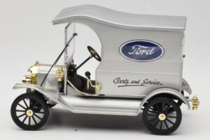 Ford Model T Delivery Truck Prata Eagle Collectibles 1:18 430600 Metal - imagem 3 de 6