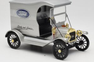 Ford Model T Delivery Truck Prata Eagle Collectibles 1:18 430600 Metal - imagem 4 de 6