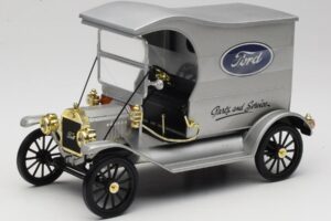 Ford Model T Delivery Truck Prata Eagle Collectibles 1:18 430600 Metal