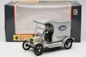 Ford Model T Delivery Truck Prata Eagle Collectibles 1:18 430600 Metal - imagem 6 de 6