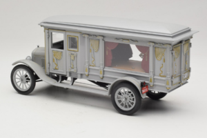 Ford Model T Carro Fúnebre Ornamentado Esculpido Precision Miniatures 1:18 PMSC-07G Metal - imagem 7 de 8
