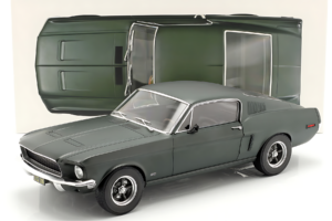 Ford Mustang Fastback Satin Green Metallic Norev 1:12 122702 Metal - imagem 5 de 5