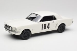 Ford Mustang Hardtop #184 B. Neyret / J. Terramorsi Rally Monte Carlo 1965 Norev 1:18 182801 Metal