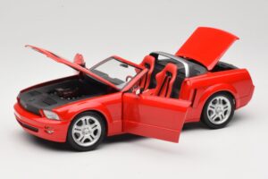 Ford Mustang S197 GT Cabriolet Vermelho Beanstalk Group 1:18 FOR10016R Metal - imagem 2 de 8