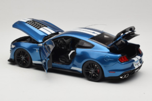 Ford Mustang Shelby GT500 S550 Atlas Blue Metallic IXO 1:18 18RDC244-FO Metal - imagem 5 de 8