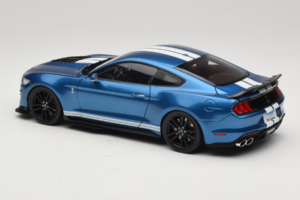 Ford Mustang Shelby GT500 S550 Atlas Blue Metallic IXO 1:18 18RDC244-FO Metal - imagem 7 de 8