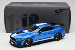 Ford Mustang Shelby GT500 S550 Azul GT Spirit 1:18 GT268 Resina - imagem 6 de 6