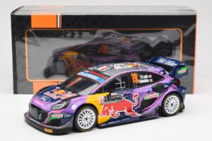 Ford Puma Rally1 #19 S. Loeb / I. Galmiche Rally Monte Carlo Winner 2022 IXO 1:18 18RMC110 Metal - imagem 6 de 6