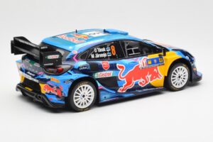 Ford Puma Rally1 #8 O. Tanak / M. Jarveoja 3rd Rally Central Europe 2023 IXO 1:18 18RMC187 Metal - imagem 2 de 6