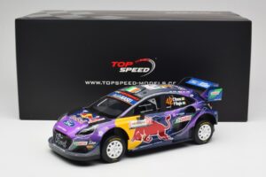 Ford Puma Rally1 #42 C. Breen / P. Nagle M-Sport Ford Rally Italia Sardegna 2022 TopSpeed 1:18 TS0491 Metal - imagem 6 de 6
