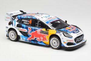 Ford Puma Rally1 WRC #16 A. Fourmaux / A. Coria Rally Monte Carlo 2024 IXO 1:18 18RMC198 Metal - imagem 4 de 6