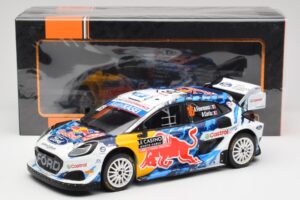 Ford Puma Rally1 WRC #16 A. Fourmaux / A. Coria Rally Monte Carlo 2024 IXO 1:18 18RMC198 Metal - imagem 6 de 6