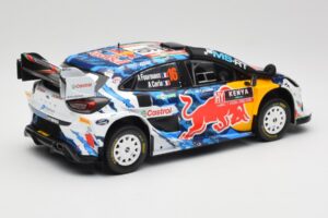 Ford Puma Rally1 WRC M-Sport #16 A. Fourmaux / A. Coria Safari Rally Kenya 2024 IXO 1:18 18RMC207 Metal - imagem 2 de 6