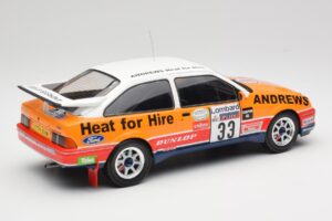 Ford Sierra RS Cosworth #33 R. Brookes RAC Rally 1989 IXO 1:18 18RMC115 Metal - imagem 2 de 6