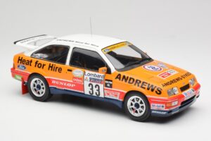 Ford Sierra RS Cosworth #33 R. Brookes RAC Rally 1989 IXO 1:18 18RMC115 Metal - imagem 4 de 6