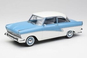 Ford Taunus 17M P2 Azul Claro & Branco BoS Models 1:18 BOS019 Metal