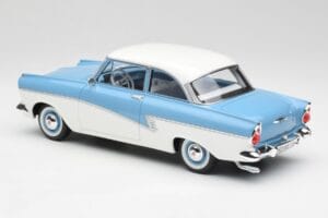 Ford Taunus 17M P2 Azul Claro & Branco BoS Models 1:18 BOS019 Metal - imagem 5 de 6
