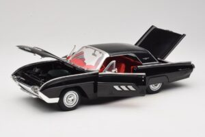 Ford Thunderbird Preto Anson 1:18 30344 Metal - imagem 2 de 8
