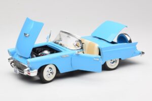 Ford Thunderbird Cabriolet Azul Road Signature 1:18 92358 Metal - imagem 2 de 8