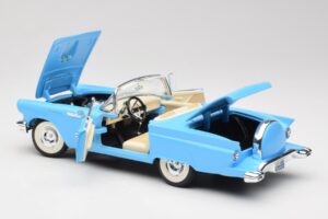 Ford Thunderbird Cabriolet Azul Road Signature 1:18 92358 Metal - imagem 5 de 8