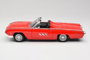Ford Thunderbird Cabriolet Vermelho Anson 1:18 30334 Metal - imagem 4 de 8