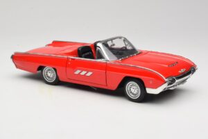 Ford Thunderbird Cabriolet Vermelho Anson 1:18 30334 Metal - imagem 6 de 8