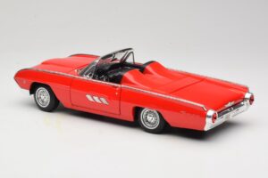 Ford Thunderbird Cabriolet Vermelho Anson 1:18 30334 Metal - imagem 7 de 8