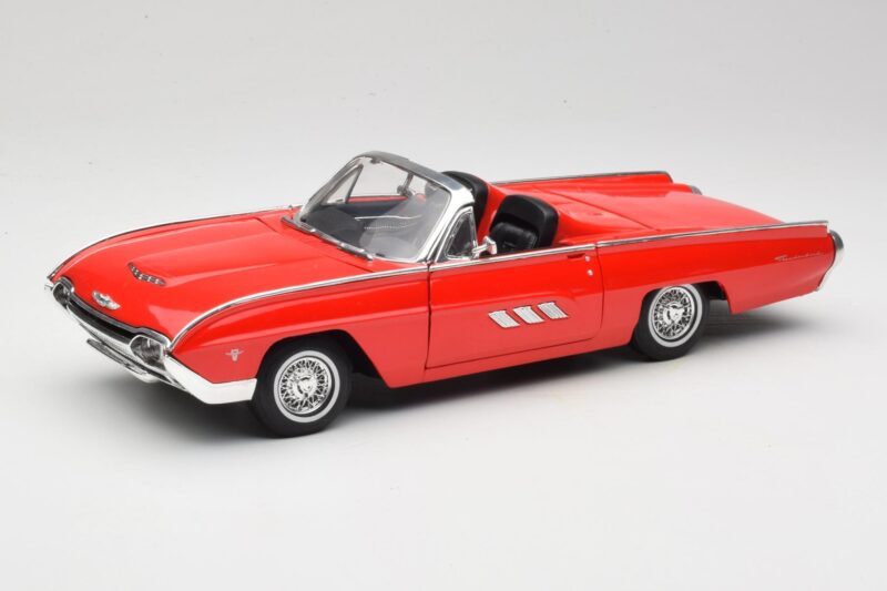 Ford Thunderbird Cabriolet Vermelho Anson 1:18 30334 Metal
