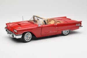 Ford Thunderbird Cabriolet Vermelho Sun Star 1:18 4311 Metal