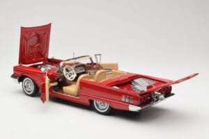 Ford Thunderbird Cabriolet Vermelho Sun Star 1:18 4311 Metal - imagem 5 de 8
