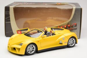 Giugiaro Prima Speedster Amarelo Bburago 1:18 33334013 Metal - imagem 8 de 8