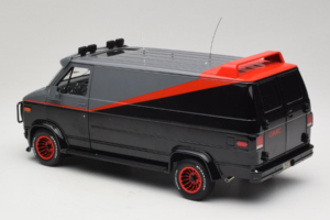 GMC Vandura A-Team Van Hot Wheels 1:18 V7439 Metal - imagem 7 de 8