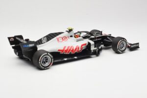 Haas VF-20 #50 M. Schumacher FP1 Abu Dhabi GP 2020 Minichamps 1:18 110201750 Metal - imagem 2 de 6
