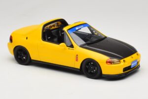 Honda Civic del Sol Spoon Phoenix Yellow Otto 1:18 OT1154 Resina - imagem 2 de 6