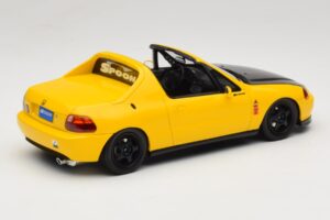 Honda Civic del Sol Spoon Phoenix Yellow Otto 1:18 OT1154 Resina - imagem 3 de 6
