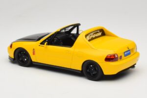 Honda Civic del Sol Spoon Phoenix Yellow Otto 1:18 OT1154 Resina - imagem 4 de 6
