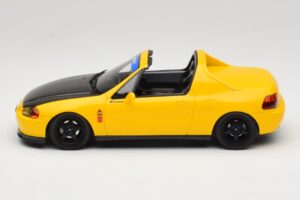 Honda Civic del Sol Spoon Phoenix Yellow Otto 1:18 OT1154 Resina - imagem 5 de 6